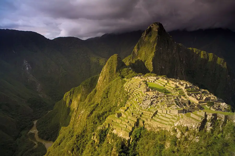 El palacio real inca de Machu PicchuRalph Lee Hopkins/National Geographic Creative