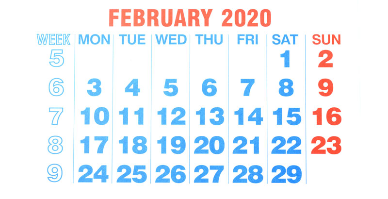 El 02 de febrero de 2020 es una fecha capicúa.