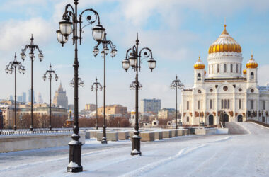 “La temperatura media observada en enero en Moscú fue de en torno a los 0 ºC. Esto es 9.3 grados más que la media habitual”