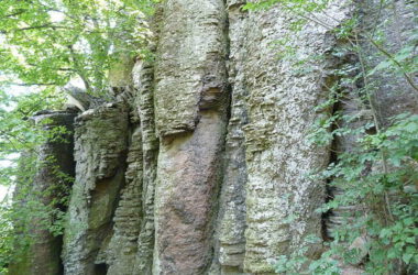 Cascada de piedra en Salgótarján