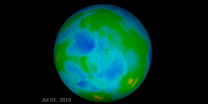 El hoyo en la capa de ozono en el Ártico se cerró en la primavera por factores dinámicos en la atmósfera.